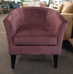 Plaza Tub Chair In A Grade Fabric No Pattern