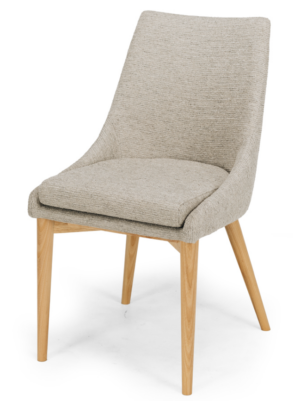 Eva Khaki Fabric Dining Chair
