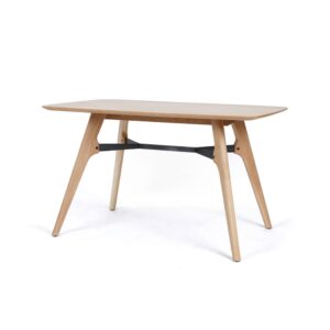 Flow Oak & Metal Dining Table 1300X850X760