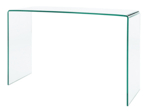 Ghost Glass Hall Console Table 1250X400X750H