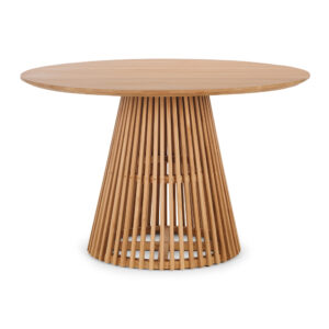 Bur Round Dining Table Oak 1200X760H