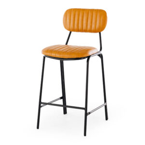 Datsun Vintage Camel Barstool Pu & Metal