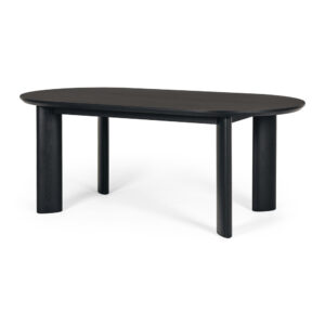 Kontur Black Oak Oval Dining Table 200X100X76H