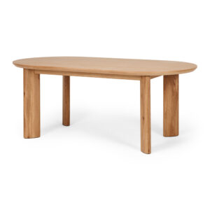 Kontur Natural Oak Oval Dining Table 200X100X76H