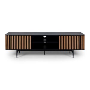 Linea Tv Cabinet Black & Natural Oak 1.5X.43