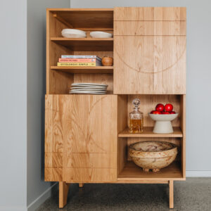 Etch Natural Oak Display/Highboard