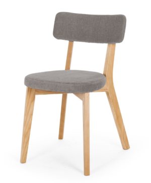 Prego Grey Mist Velvet Dining Chair