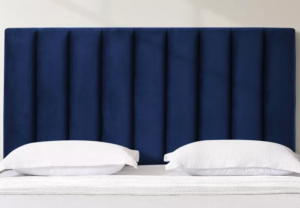Ponsonby Upholstered H.Board Navy Blue King