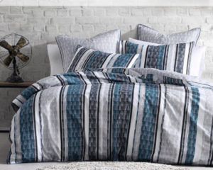 Porter Steel K/Single Double Duvet Cover Set