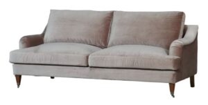 Thornfield 3 Seater Sofa In Musk Velvet
