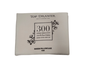 Queen Pillow Case Pair 300Tc Natural