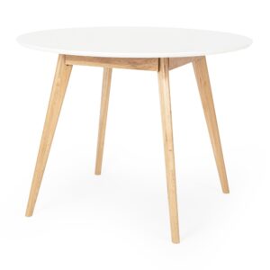 Radius Round Dining Table White Top 1000X750