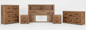 Raglan Queen Headboard 5Pc Suite