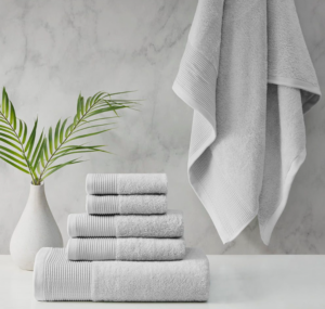 Retreat Grey 600Gsm Towel Set 2Xbt 2Xht 2Xfc