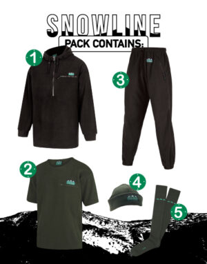 Ridgeline Mens Snowline Black Olive Pack 2Xl