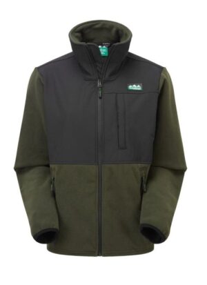 Ridgeline Mens Hybrid Fleece Jacket Olive 4Xl