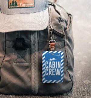 Retreev Smart Luggage Tag - Cabin Crew Blue