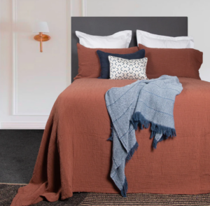 Roma Bedspread Set King Brick