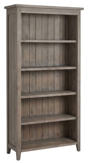 Sundried Ash 5 Shelf Bookcase 975X345X1950H