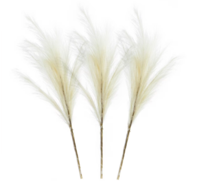 Natural Pampas Grass 3 Branches Artificial