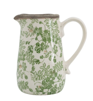 Green Leaf Ceramic Small Flower Pitcher 160X115X18