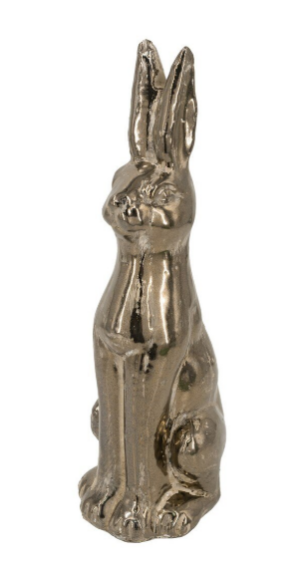 Gold Tall Sitting Rabbit 160X135X450