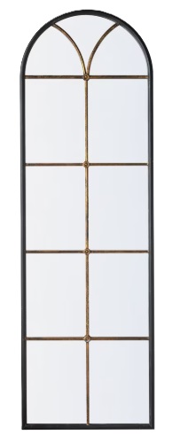 Antiqued Deco Ornate Wall Mirror 600X1890H