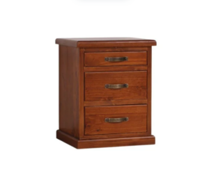 Settler 3 Drawer Bedside Cabinet 530X450X660H