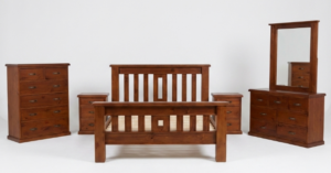 Settler 5Pc Queen Slat Frame Bedroom Suite