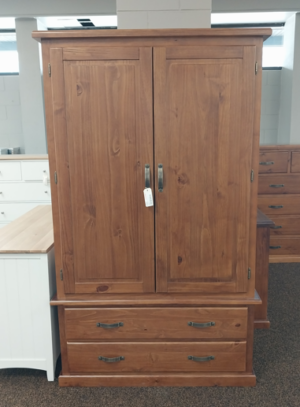 Settler 2 Drawer 2 Door Wardrobe 1080X650X1950H
