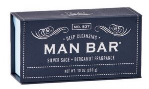 Man Bar Soap 283G Silver Sage & Bergamot 283G