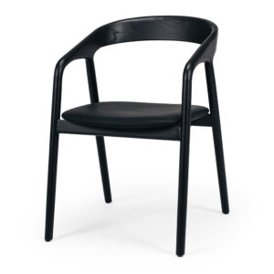Nora Black Oak Dining Chair