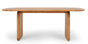 Panel Oak Dining Table 2000X1000X760H
