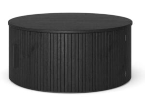 Palliser Black Round Coffee Table 800Rd