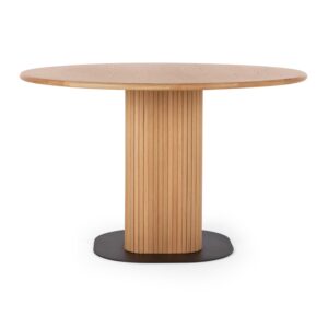 Palliser Oak Round Dining Table 1.23M