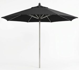 Tuscany Polish Outdoor Umbrella Black 3.5M Polyest