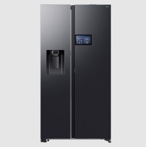 Samsung 676L Side By Side Fridge Freezer Black
