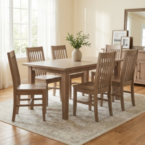 Sundried Ash 7Pc Dining Suite 1400 Ext Table