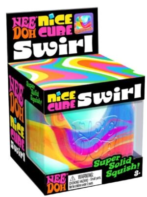 Nee Doh Swirl Nice Cube Assorted Colours