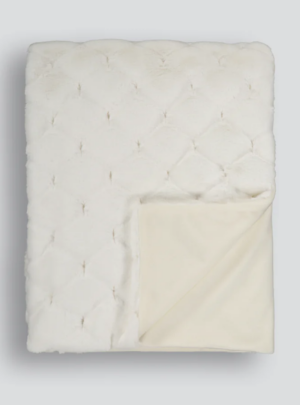 Heirloom Valentina White Acrylic Throw 150X220Cm