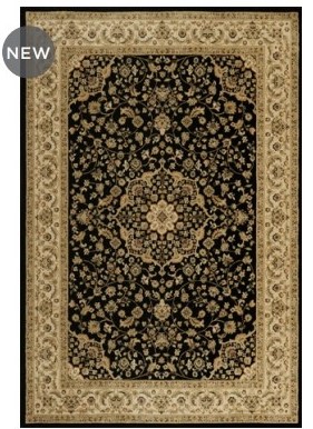 Premier Greta Black Traditional Rug 1.6x2.3M
