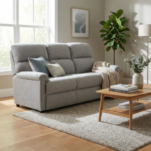 Fletcher 3 Seater In Iroxboro Pebble Fabric