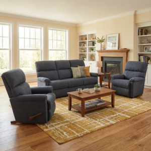Fletcher 3 Seater +2 Recliner Iroxboro Midnight