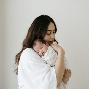 Bo & Ko Baby Te Patiki Pepi Wrap Grey 120X120Cm