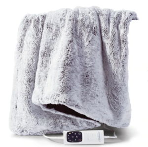 Sunbeam Feel Perfect Faux Fur Heated Throw