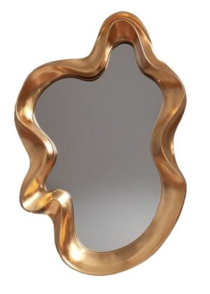 Vintage Gold Abstract Swirl Mirror 1040X650