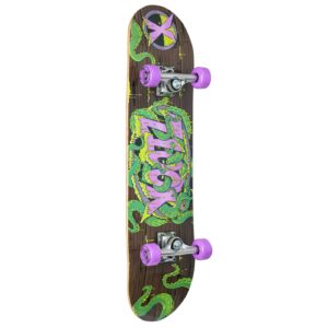 Xootz Tentacle 31 Inch Skateboard Purple Green
