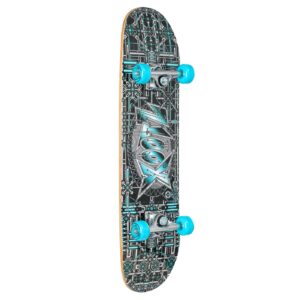 Xootz Industrial 31 Inch Skateboard Blue Black