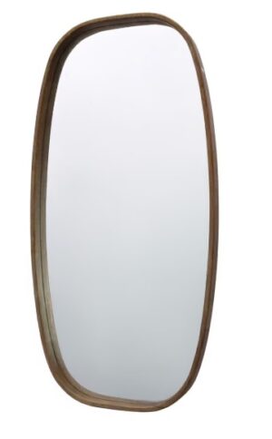 Walnut Oval Mirror 1200X600X50