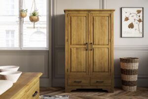 Villager 2 Drawer Wardrobe 1200X585X1800H Nz Made
